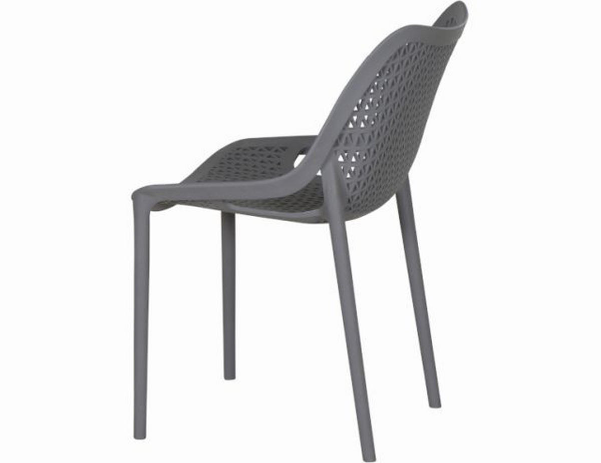 GARTENSTUHL-SET Grau  - Grau, Basics, Kunststoff (60/81/50cm) - Siena Garden