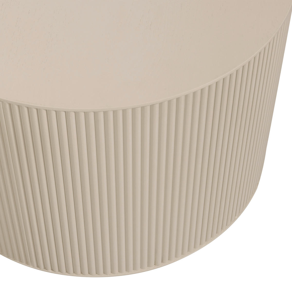 BEISTELLTISCH 60/60/40 cm Beige rund  - Beige, Design, Holzwerkstoff (60/60/40cm) - Livetastic