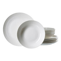 TAFELSERVICE Weiß 12-teilig  - Weiß, KONVENTIONELL, Keramik (28/21/29cm) - Ritzenhoff Breker