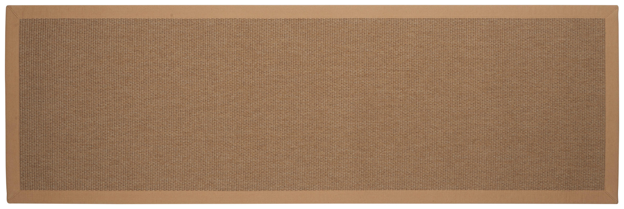 FLACHWEBETEPPICH 80/250 cm Chronos Naturfarben, Beige  - Beige/Naturfarben, KONVENTIONELL, Naturmaterialien/Textil (80/250cm) - Linea Natura