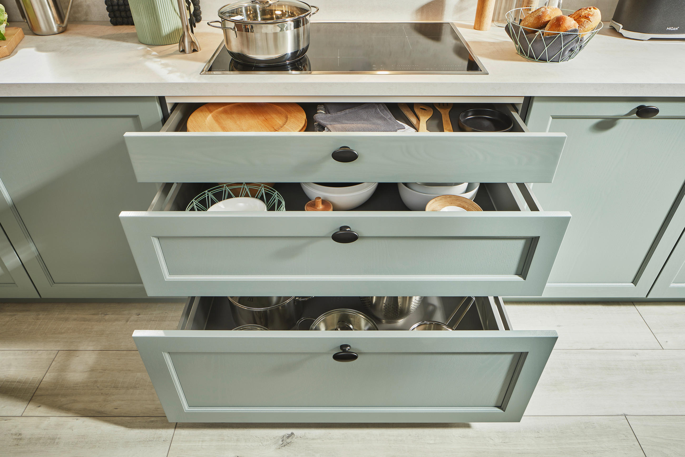 EINBAUKÜCHE BRISTOL SELECTION  - LIFESTYLE, Holzwerkstoff - Moderano