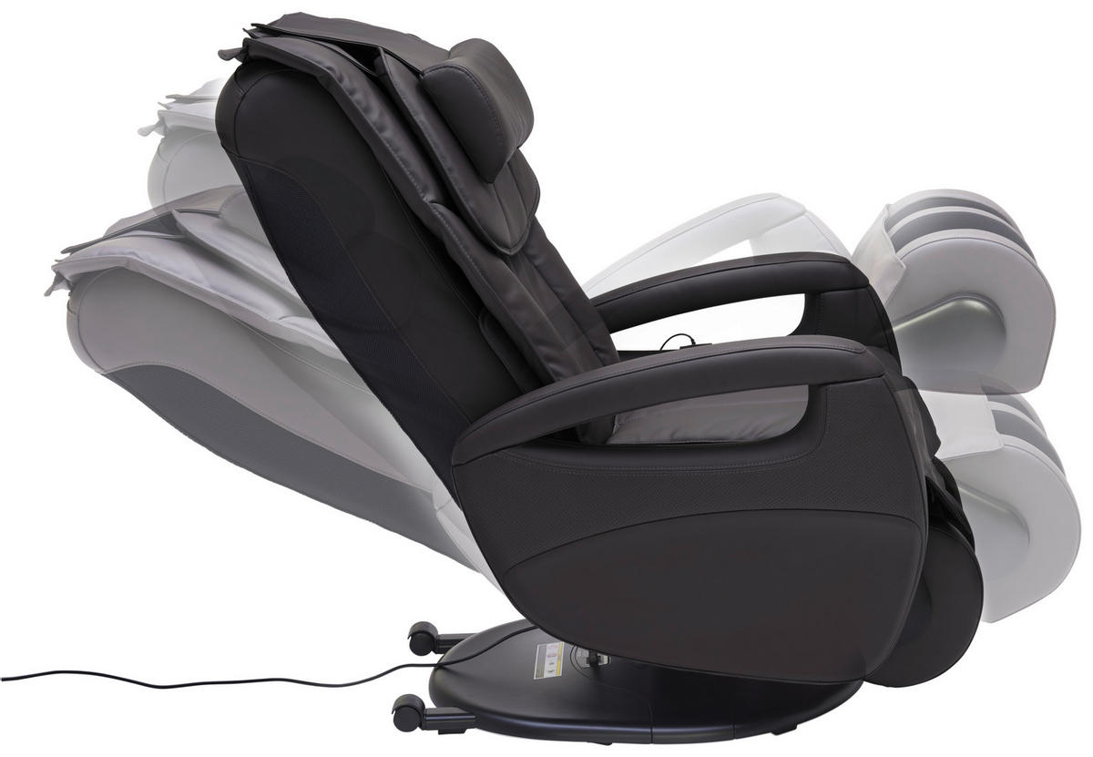 MASSAGESESSEL in Lederlook Grau, Schlammfarben  - Schlammfarben/Grau, Design, Textil (80/117/114cm) - Cantus