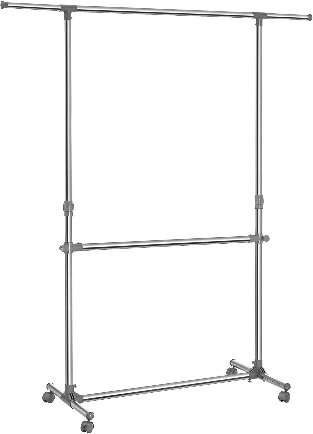 KLEIDERSTÄNDER in Eschefarben 93/113-198/49 cm   - Eschefarben, Basics, Kunststoff/Metall (93/113-198/49cm)