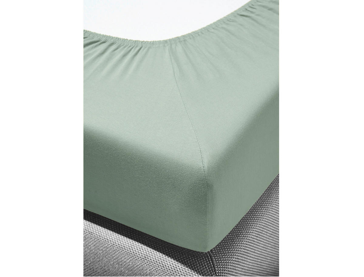 SPANNLEINTUCH 100/200 cm  - Grün, Basics, Textil (100/200cm) - Bierbaum
