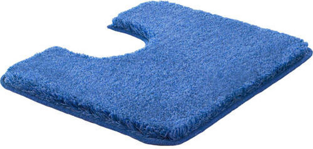WC-VORLEGER Blau 50/60 cm  - Blau, Basics, Kunststoff/Textil (50/60cm) - Grund