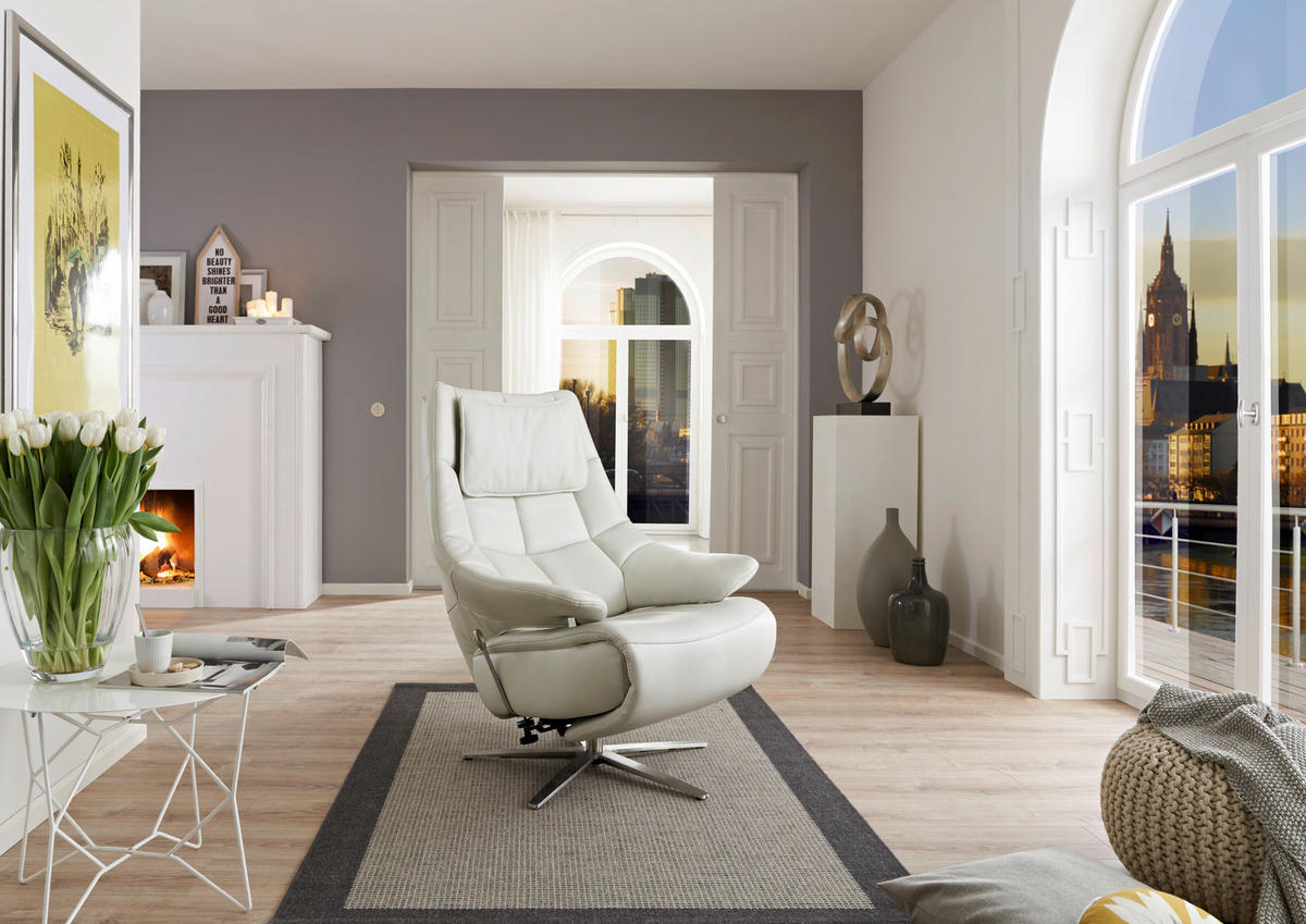 FOTELJ,  usnje - Design, usnje (47/52/107cm) - Valdera