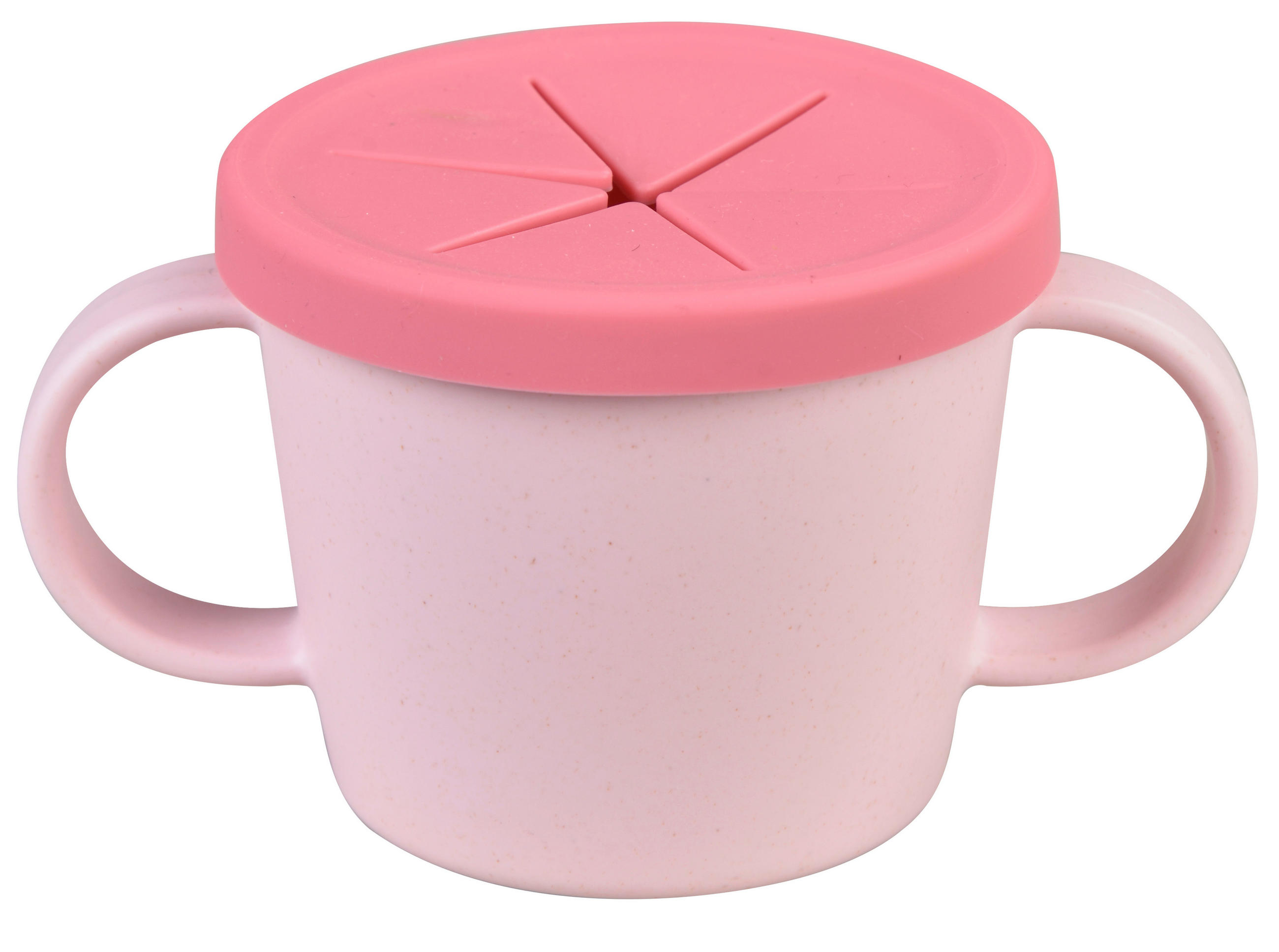 DJEČJA ČAŠA   180 ml    - ružičasta, Natur, plastika/prirodni materijali (12,2/8/6,7cm) - Avelia