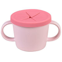 KINDERBECHER  - Rosa, Natur, Naturmaterialien/Kunststoff (12,2/8/6,7cm) - Avelia