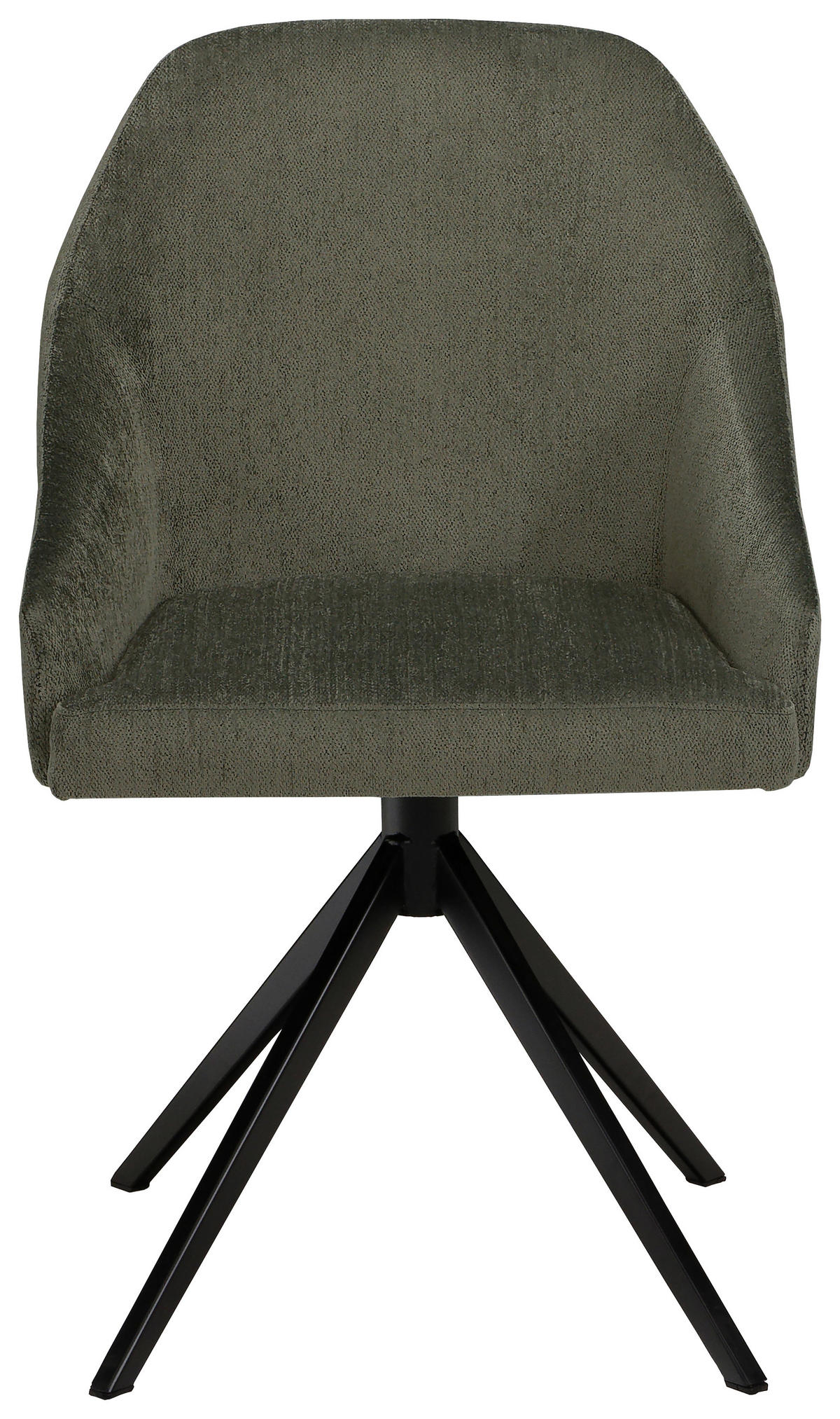 STUHL  Stoffauswahl, Typenauswahl Flachgewebe  - Schwarz/Grün, KONVENTIONELL, Textil/Metall (57/88/59cm) - Moderano