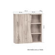HÄNGESCHRANK 60/64/20 cm  - Eiche Wotan, Natur, Holzwerkstoff (60/64/20cm) - Xora