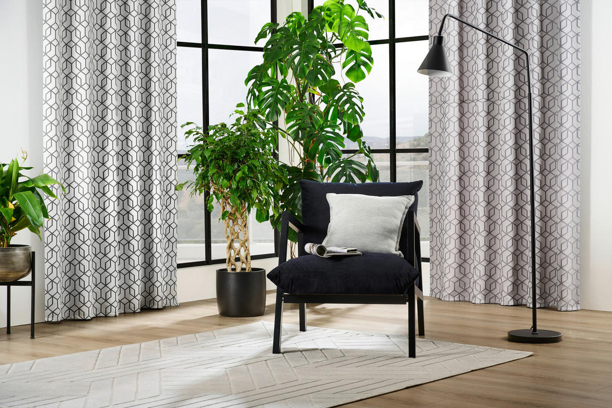 FERTIGVORHANG blickdicht  - Weiss, Konventionell, Textil (140/260cm) - Dieter Knoll