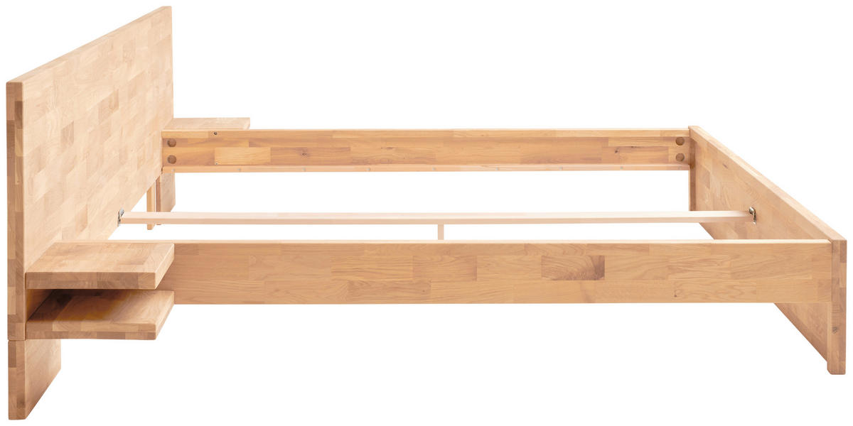 BETT 180/200 cm  Kernbuche   - Kernbuche, Natur, Holz (180/200cm) - MID.YOU