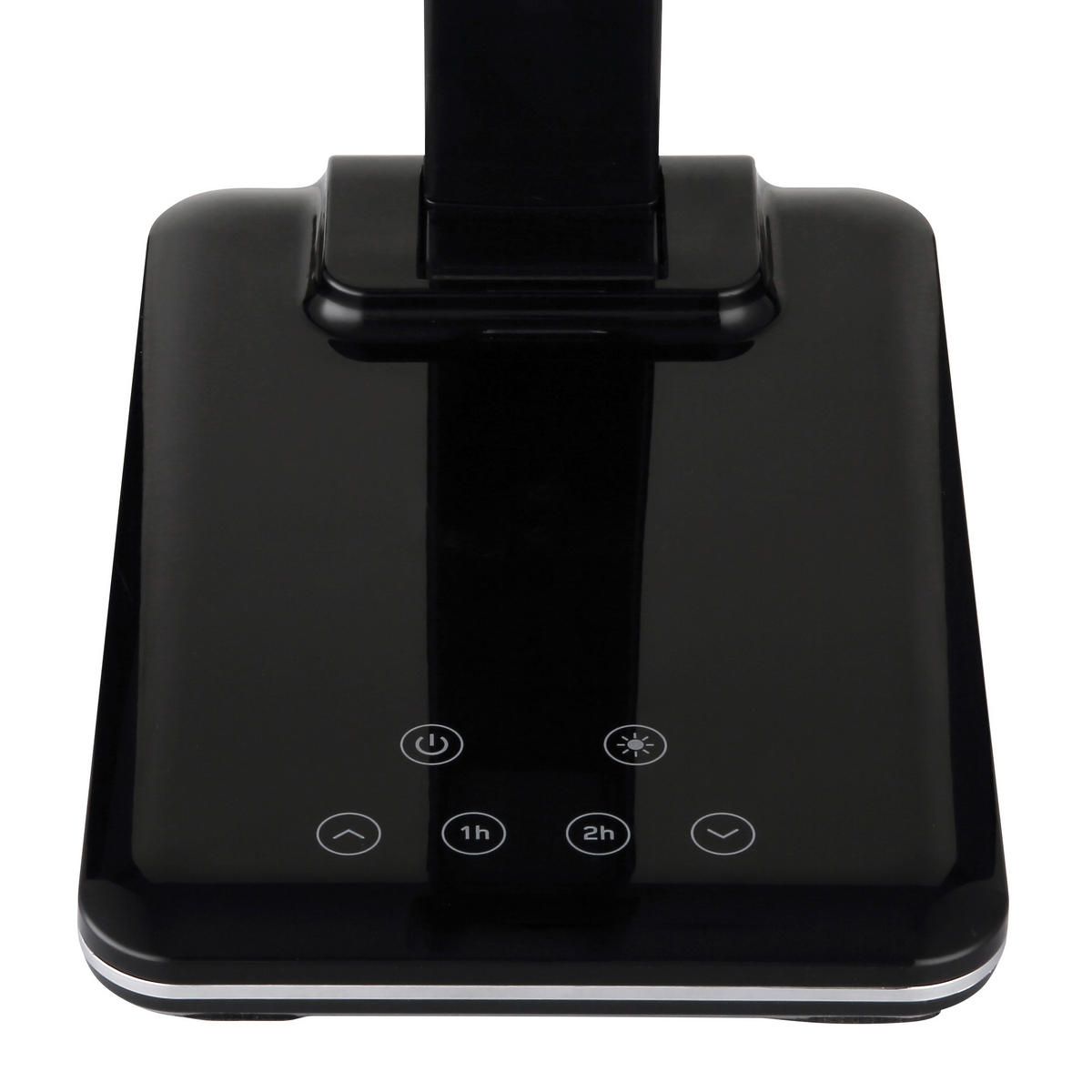 LED-TISCHLEUCHTE 28,5/37,5 cm   - Schwarz, Design, Kunststoff/Textil (28,5/37,5cm) - Globo