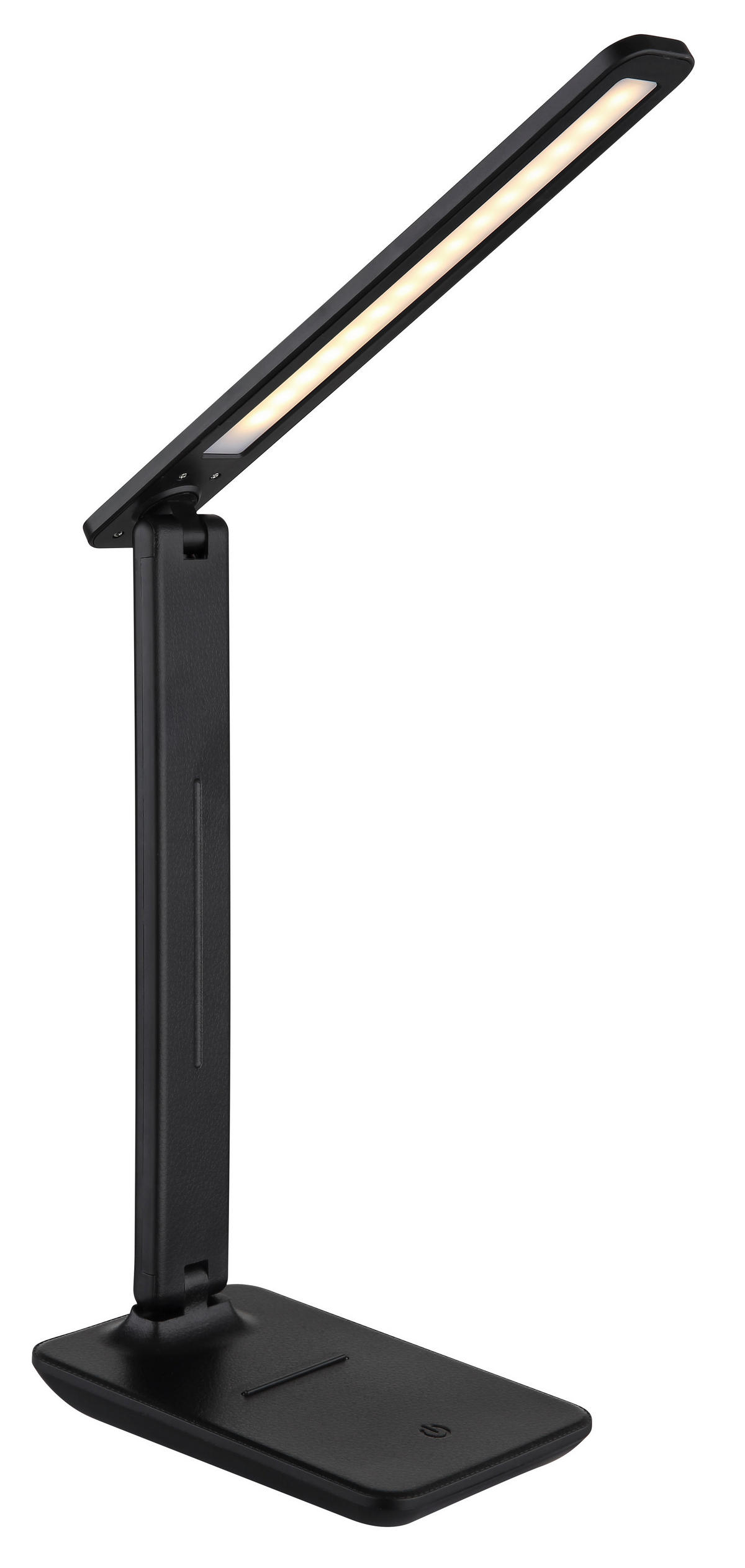 LED-SVETILKA ZA PISALNO MIZO     28/11,5/50 cm          - črna/opal, Design, umetna masa/usnje (28/11,5/50cm) - Globo