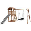 LEKTORN 356,6/241,9/349 cm  - brun/blå, Klassisk, trä/plast (356,6/241,9/349cm)
