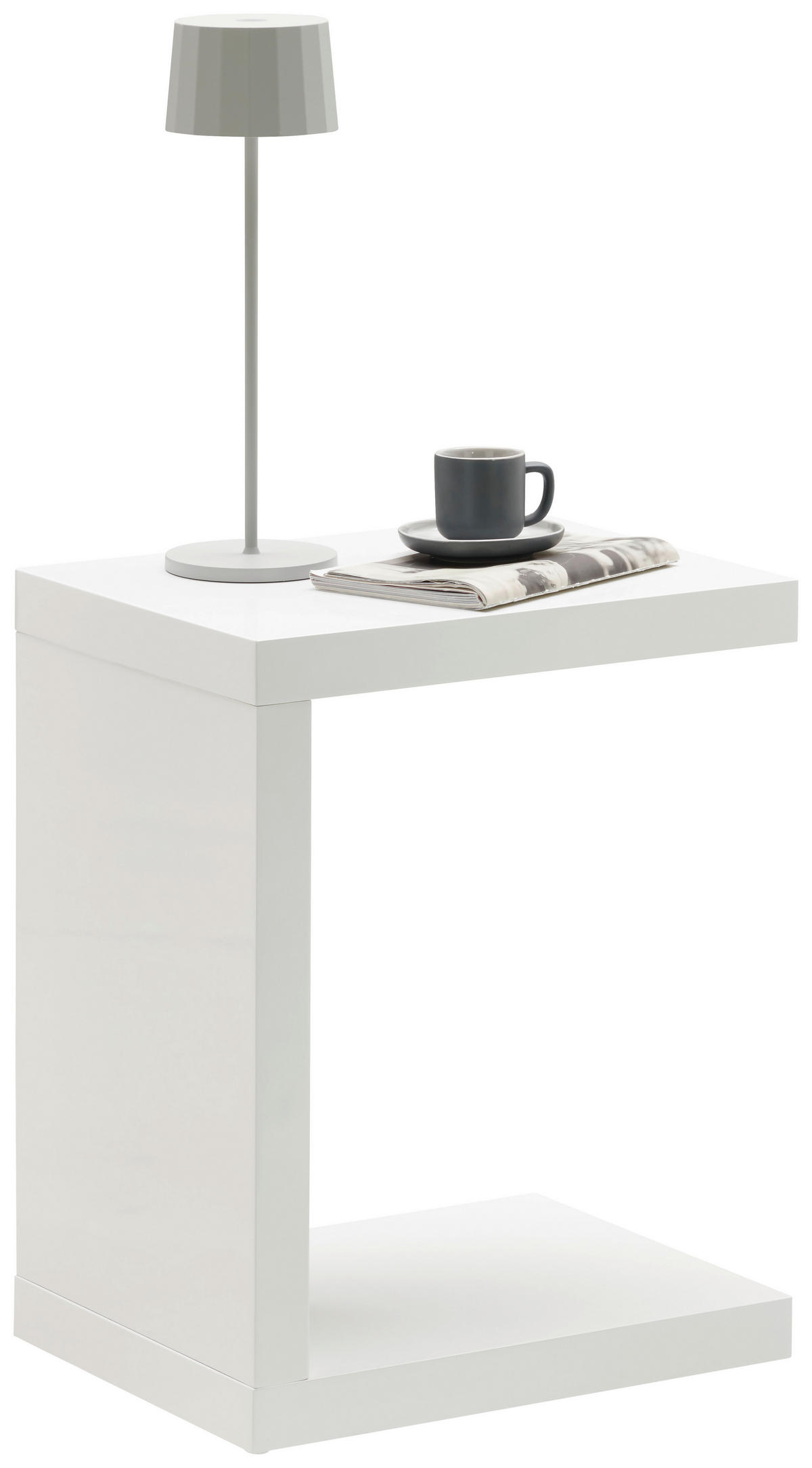 BEISTELLTISCH 40/30/50 cm Weiß rechteckig  - Weiß, Design, Holzwerkstoff (40/30/50cm) - Xora