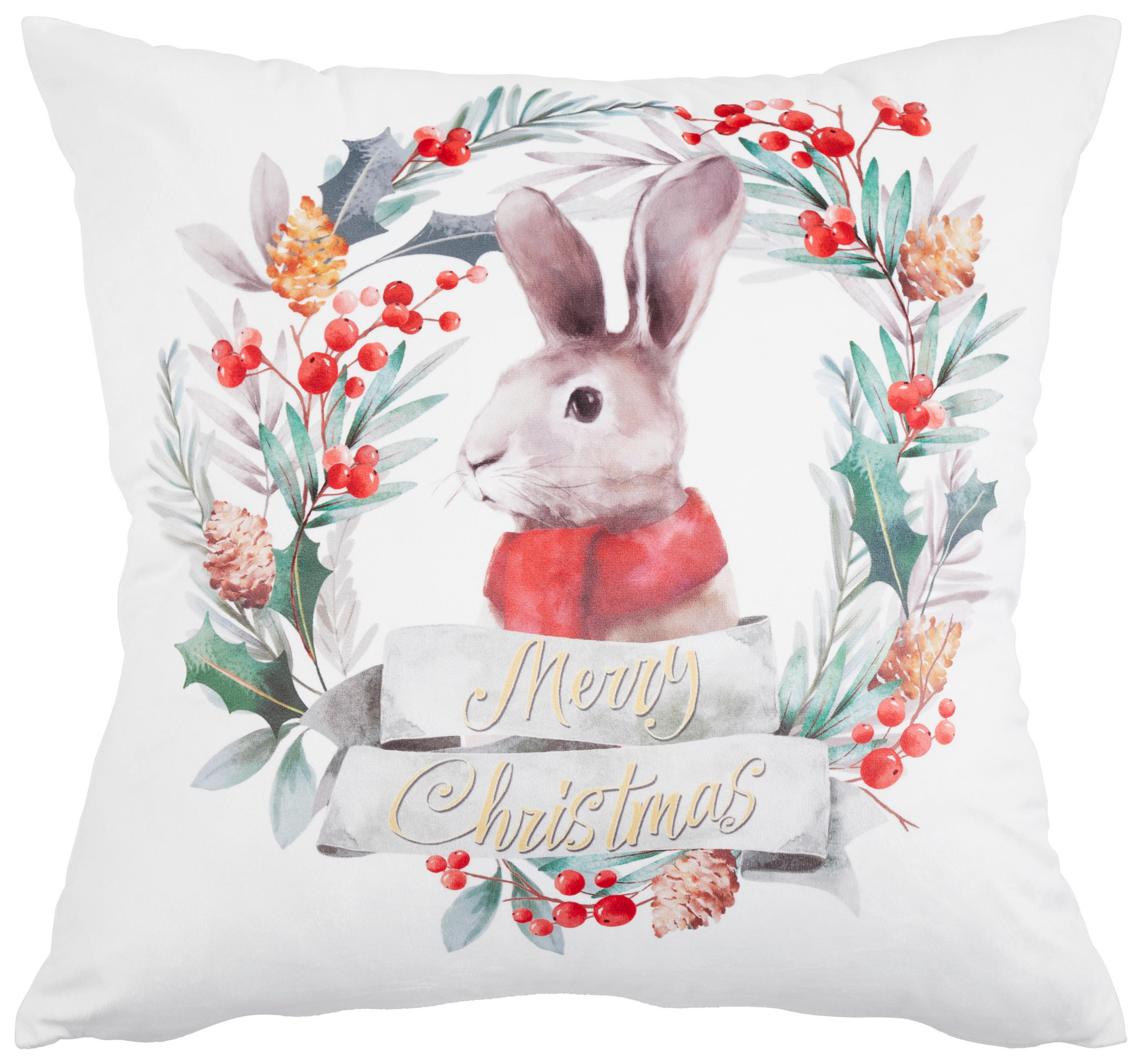 KISSENHÜLLE 45/45 cm  - Multicolor, KONVENTIONELL, Textil (45/45cm) - X-Mas