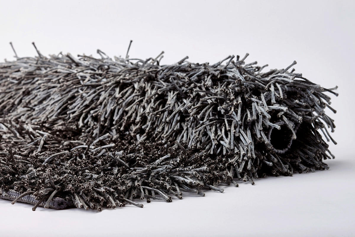 BADTEPPICH KEMEN Dunkelgrau 80/160 cm  - Dunkelgrau, Basics, Kunststoff/Textil (80/160cm) - Aquanova