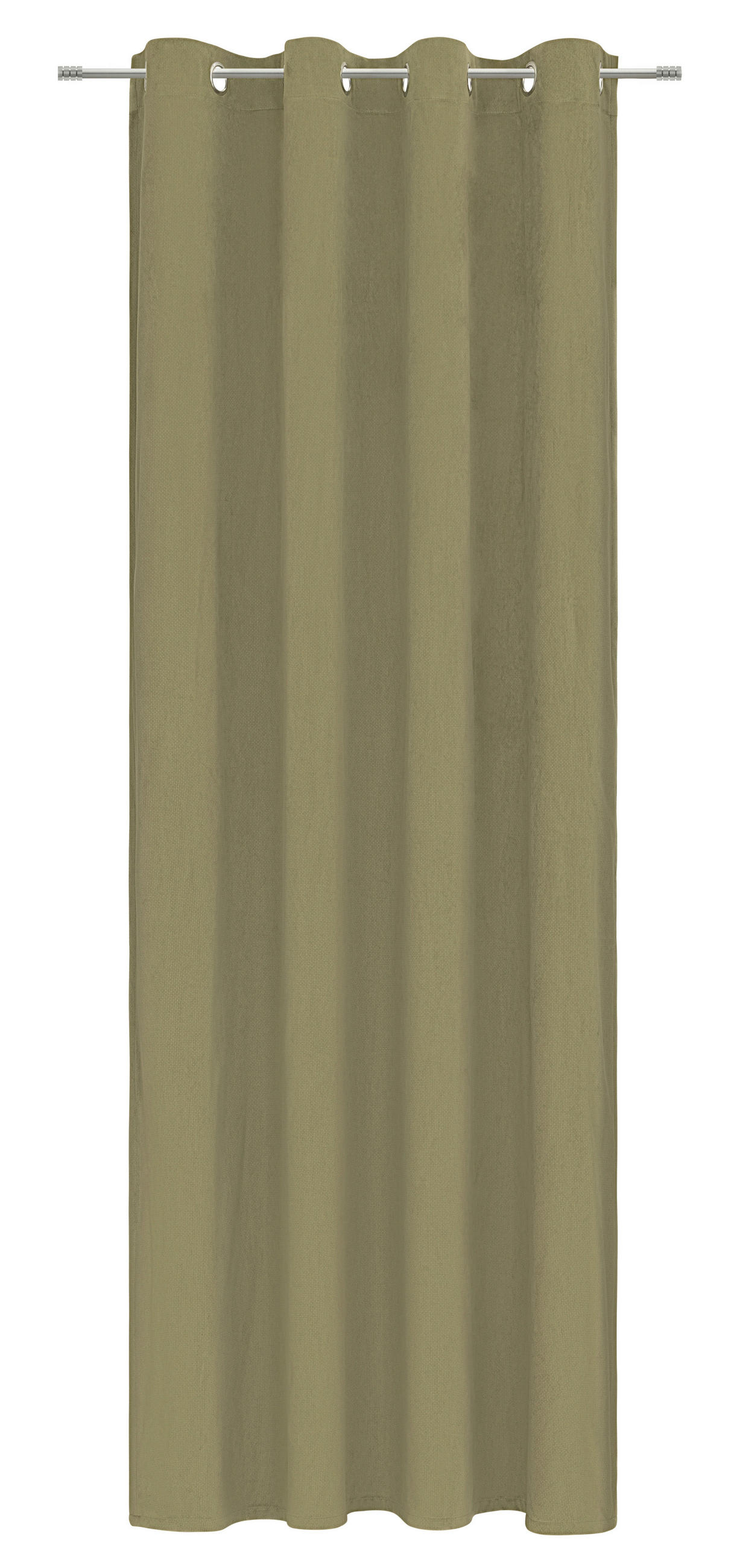 ÖSENSCHAL STAMPA blickdicht 135/245 cm   - Grün, Design, Textil (135/245cm) - Esposa