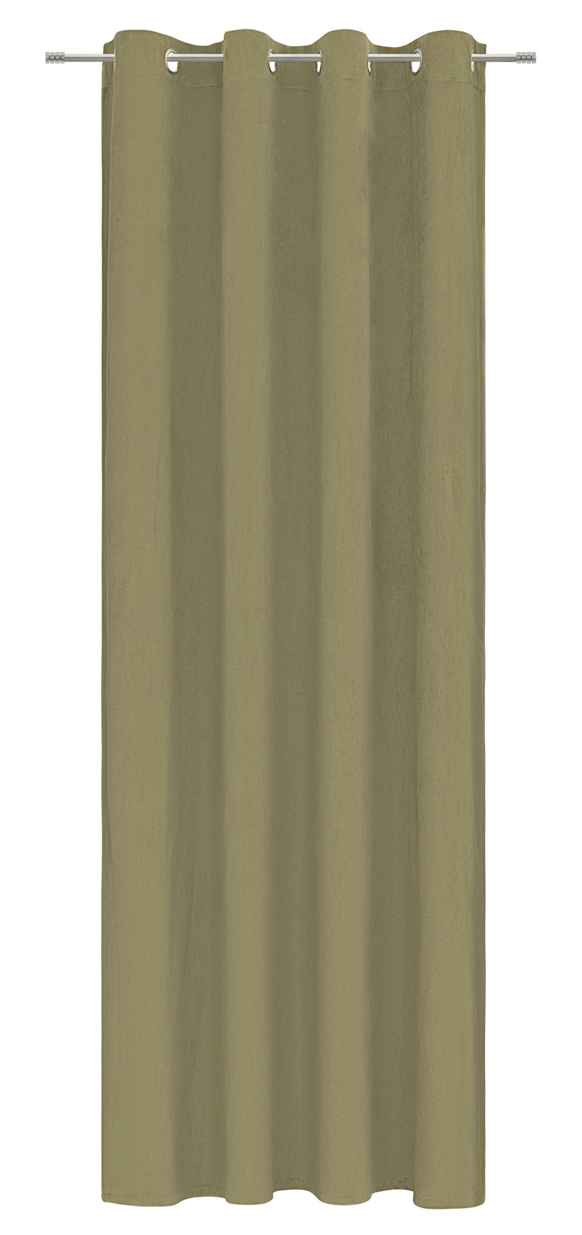 ÖSENSCHAL STAMPA blickdicht 135/245 cm   - Grün, Design, Textil (135/245cm) - Esposa