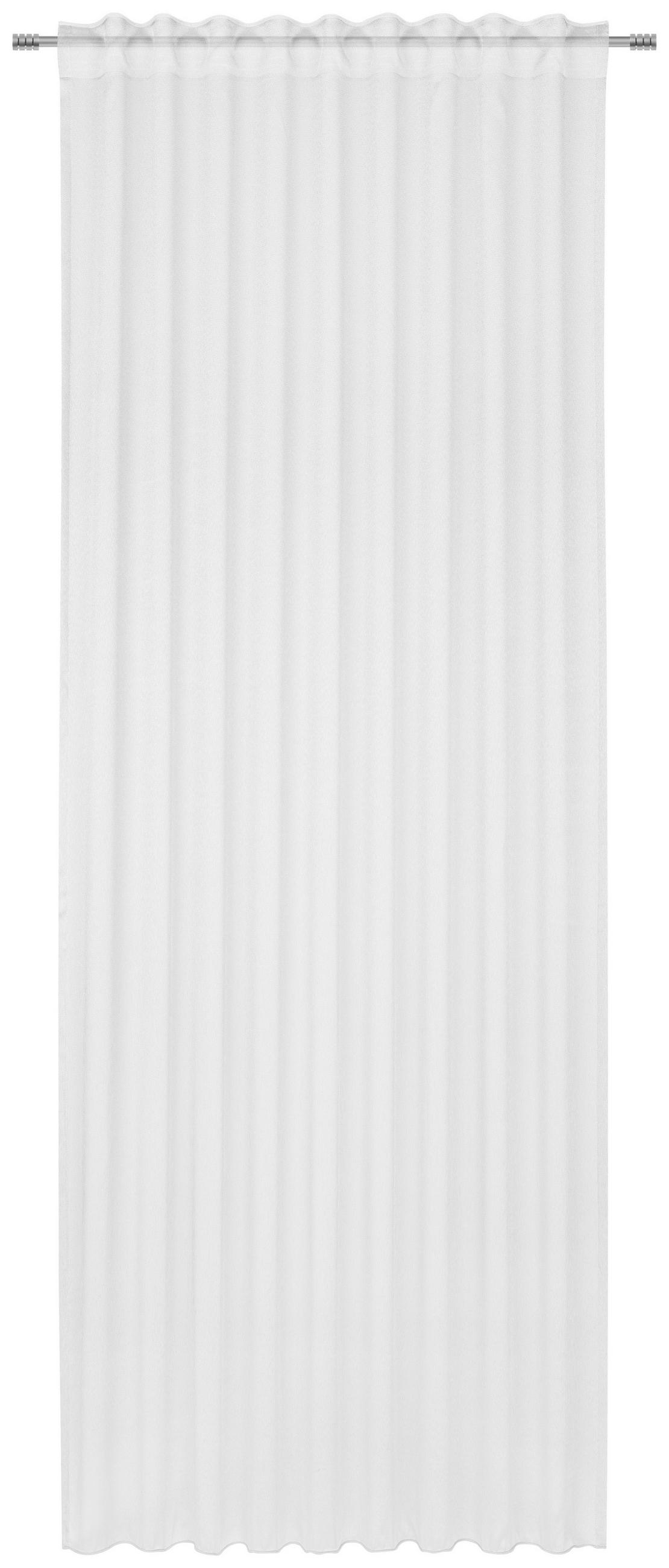 FERTIGVORHANG halbtransparent  - Weiss, Konventionell, Textil (140/260cm) - Dieter Knoll