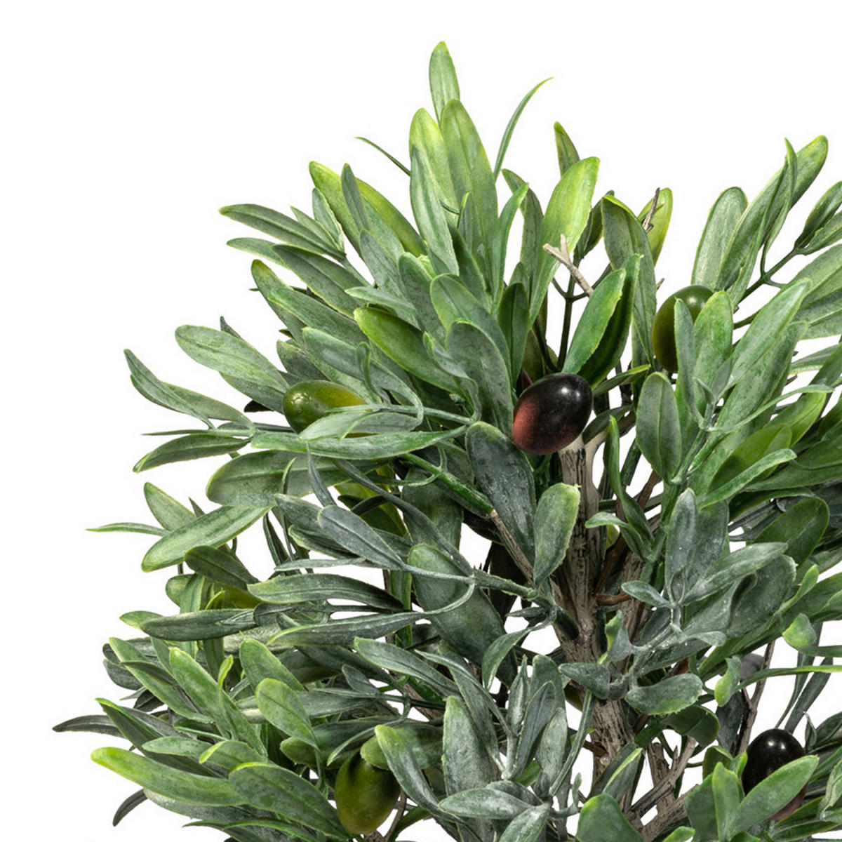 KUNSTPFLANZE Olive 36 cm  - Hellbraun/Braun, Basics, Naturmaterialien/Kunststoff (36cm)