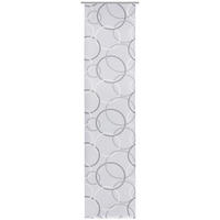 PANELOVÝ ZÁVĚS, 60/255 cm - šedá/bílá, Design, textil (60/255cm) - Novel