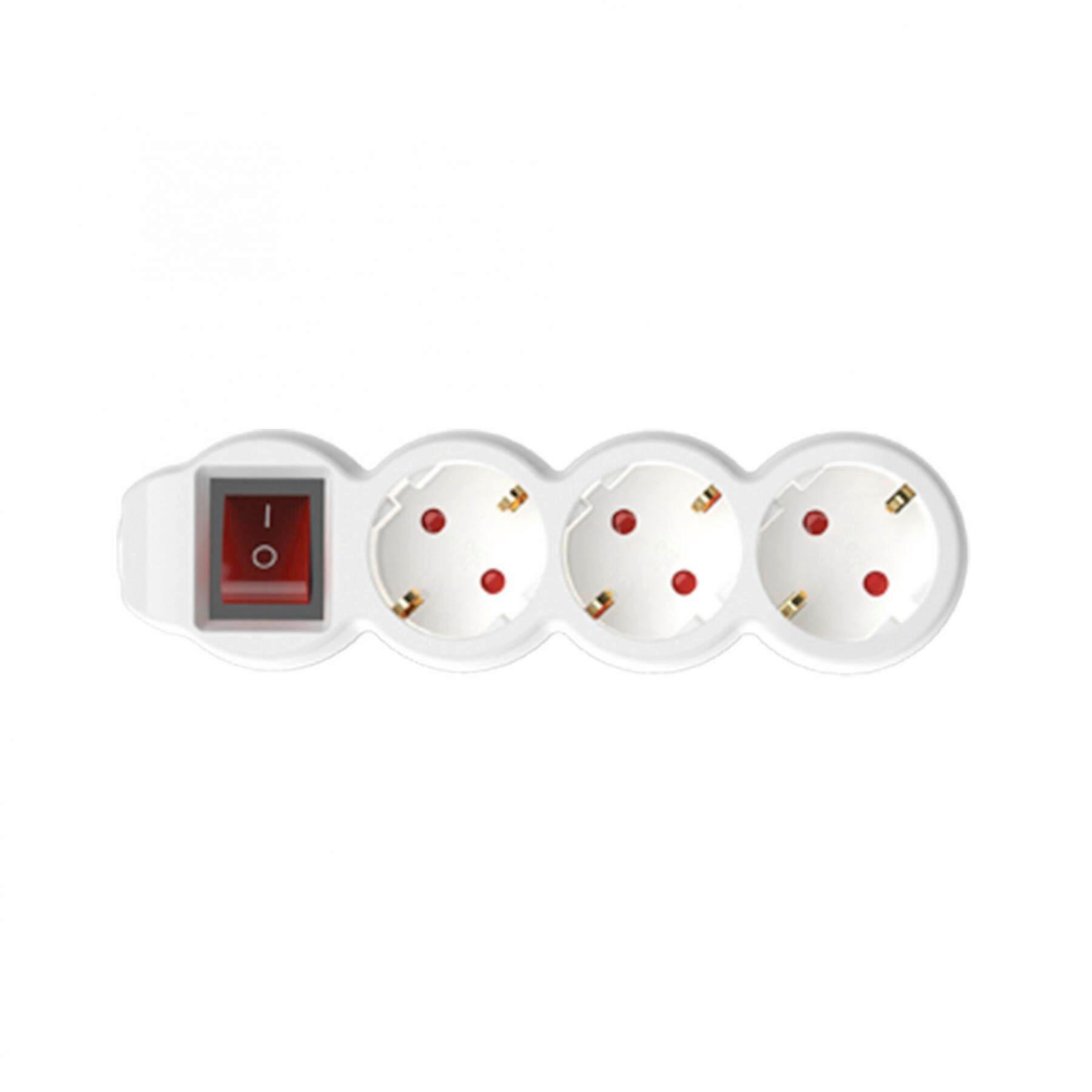 HÁLÓZATI ELOSZTÓ - fehér, Basics, műanyag (27/11/7cm)