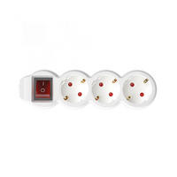 HÁLÓZATI ELOSZTÓ - fehér, Basics, műanyag (27/11/7cm)