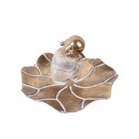 Buddha  - auriu, Design, plastic (26/25/13cm)