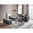 ECKSOFA Grau Flachgewebe  - Schwarz/Grau, Design, Kunststoff/Textil (175/278cm) - Xora