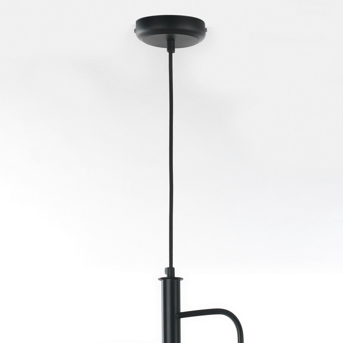 ZÁVESNÉ SVIETIDLO, 40/140 cm  - čierna, Design, kov (40/140cm)
