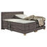 BOXSPRINGBETT in Beige, Eichefarben, Grau - Eichefarben/Beige, Design, Holz/Textil (160/200/cm) - Linea Natura BOXSPRINGBETT in Beige, Eichefarben, Grau - Eichefarben/Beige, Design, Holz/Textil (160/200/cm) - Linea Natura