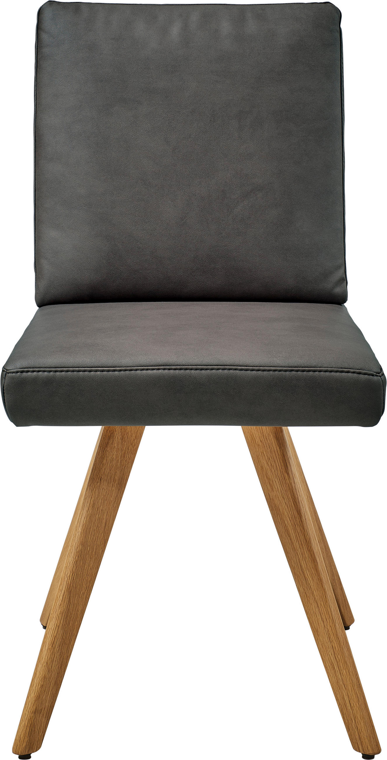 STUHL  in Mikrofaser Textil, Holzwerkstoff  - Eichefarben/Grau, Design, Holzwerkstoff/Textil (46/94/58cm) - Dieter Knoll