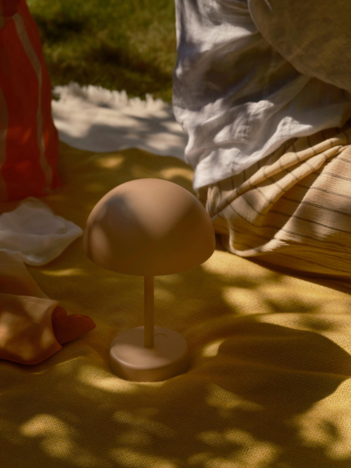 AKKU-TISCHLEUCHTE 16/25 cm   - Braun, Design, Metall (16/25cm) - Nordlux