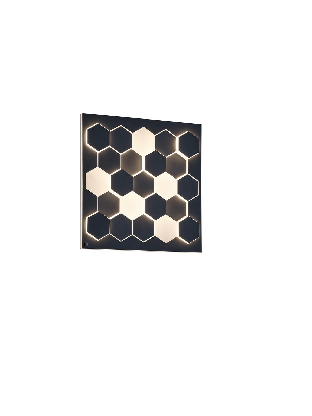 LED SVJETILJKA STROPNA Cifavo  - crna, Design, metal (55/55/7,5cm) - Cinque