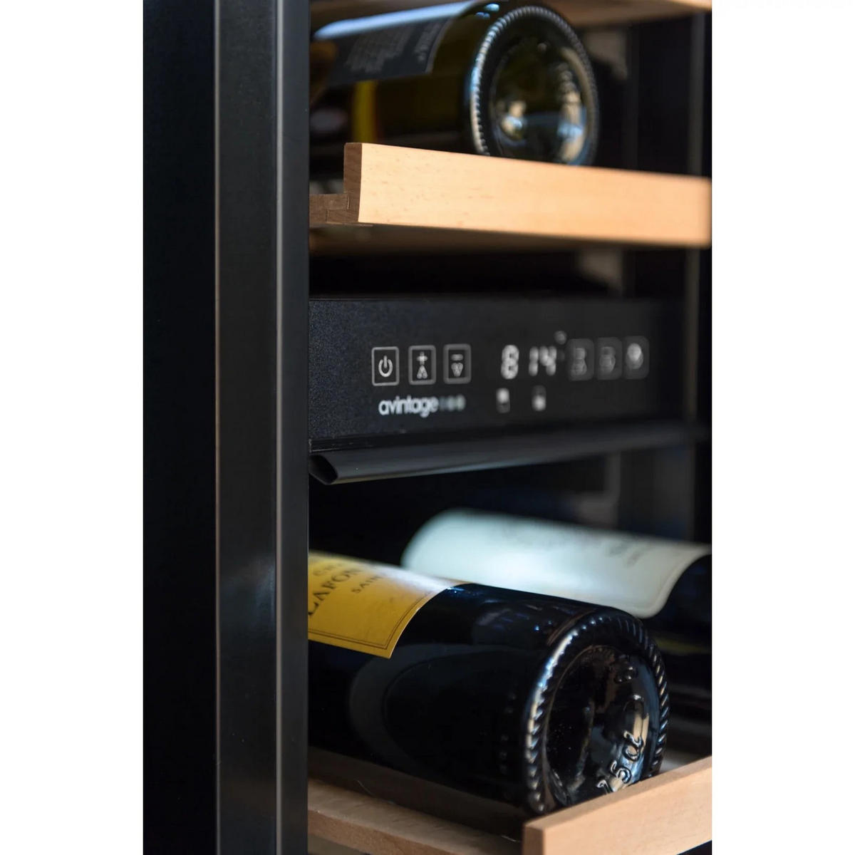 WEINKÜHLSCHRANK AVU31D88  - Basics, Glas/Holz (29,5/88,00/57,5cm)