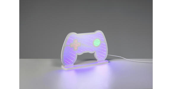 LED-DEKOLEUCHTE 24/23/23 cm  - Weiß, Design, Kunststoff/Metall (24/23/23cm) - Novel