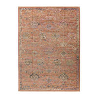 FLACHWEBETEPPICH 40/60 cm  - Orange, Design, Kunststoff/Textil (40/60cm) - Novel