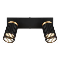 STRAHLER 26/12,5/15,5 cm   - Goldfarben/Schwarz, Design, Metall (26/12,5/15,5cm) - Globo