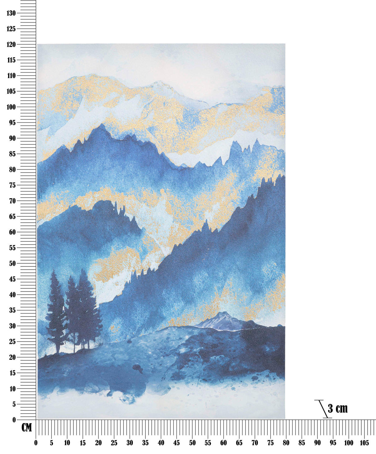 LEINWANDBILD  - Basics, Holz/Textil (80/120/3cm)
