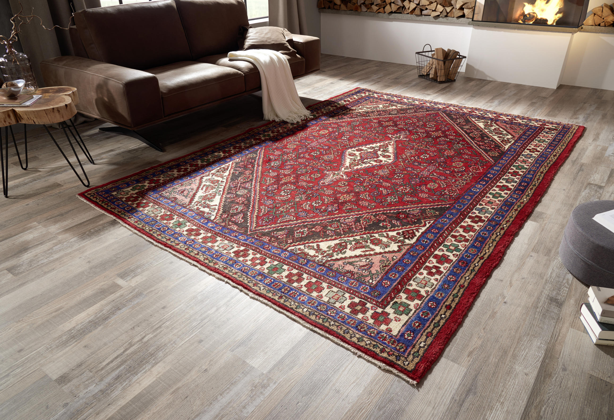 ORIENTTEPPICH 60/90 cm Hamedan  - Rot, Lifestyle, Textil (60/90cm) - Cazaris