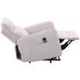 RELAXSESSEL Leinenoptik    - Schwarz/Naturfarben, Design, Textil/Metall (74/101/92cm) - Carryhome
