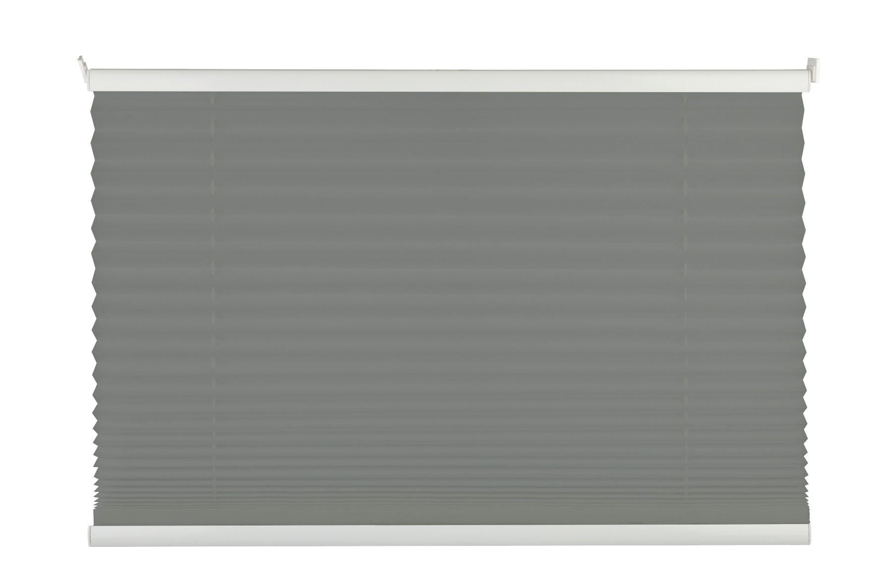 PLISSEE 60/130 cm  - Hellgrau, Design, Textil (60/130cm) - Homeware