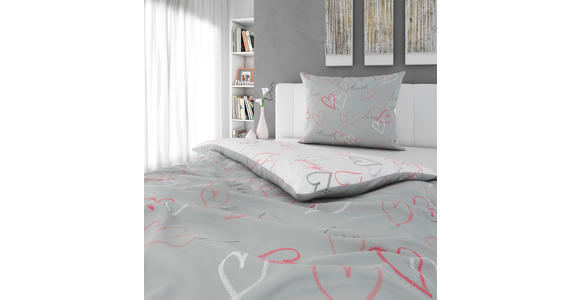 WENDEBETTWÄSCHE 140/200 cm - Grau, Trend, Textil (140/200cm) - Esposa