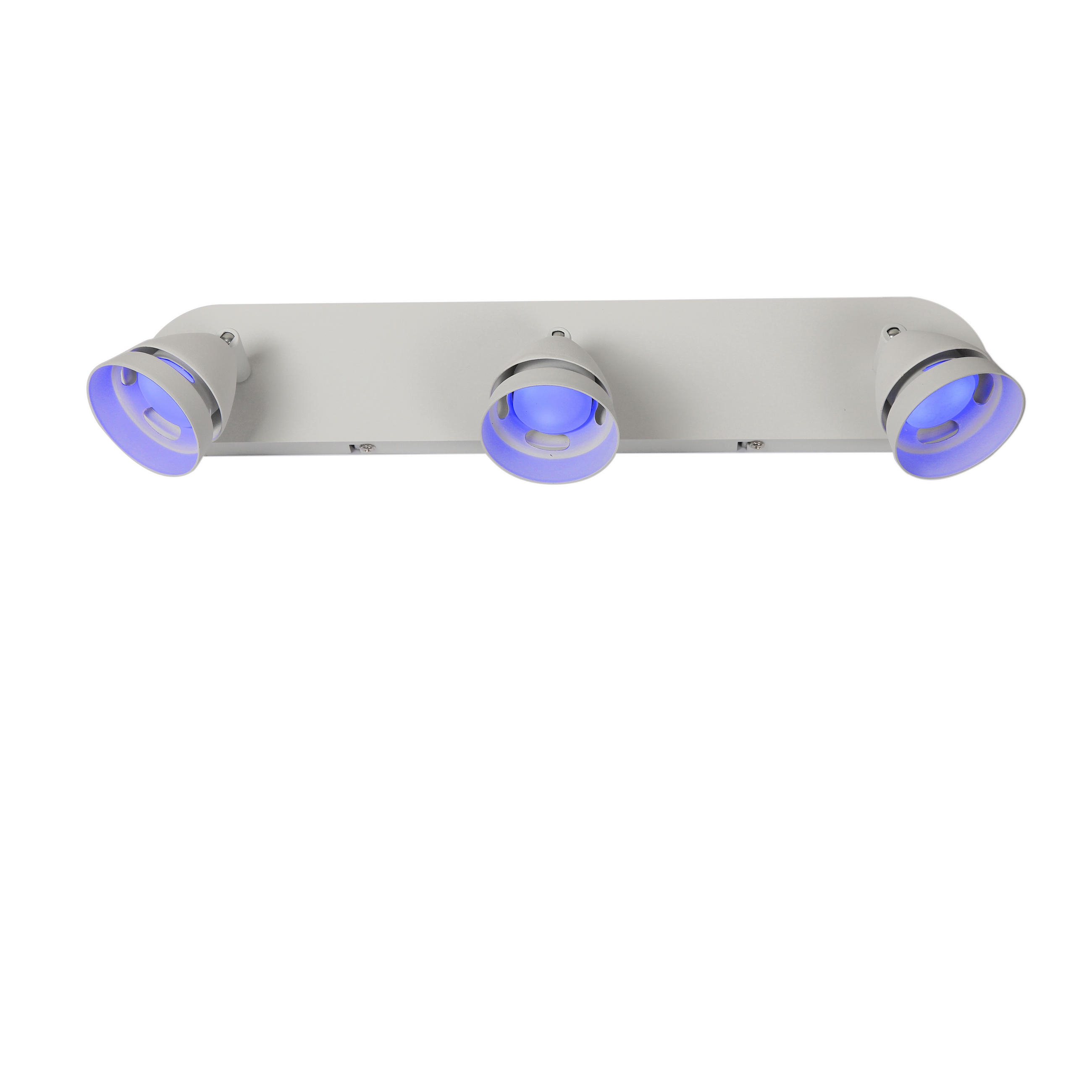 LED-STRAHLER 43/8/13 cm   - Weiß, Design, Metall (43/8/13cm) - Novel