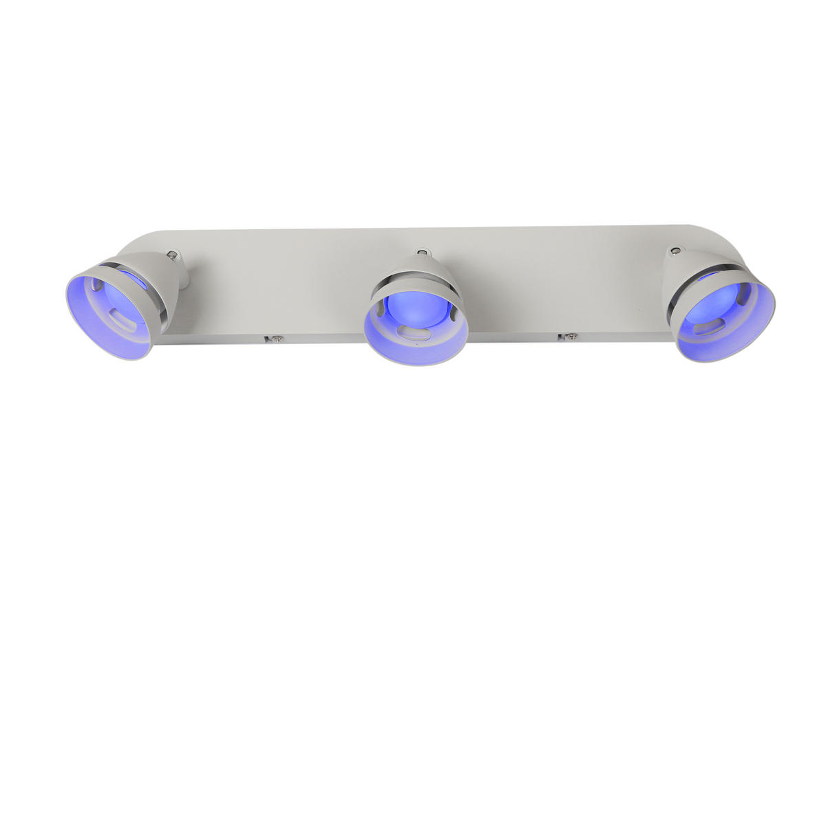 LED-STRAHLER 43/8/13 cm   - Weiß, Design, Metall (43/8/13cm) - Novel