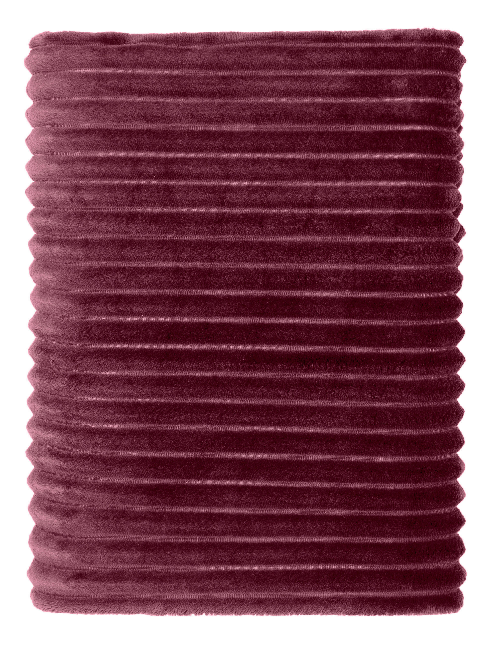 KUSCHELDECKE 130/170 cm  - Bordeaux, Basics, Textil (130/170cm)