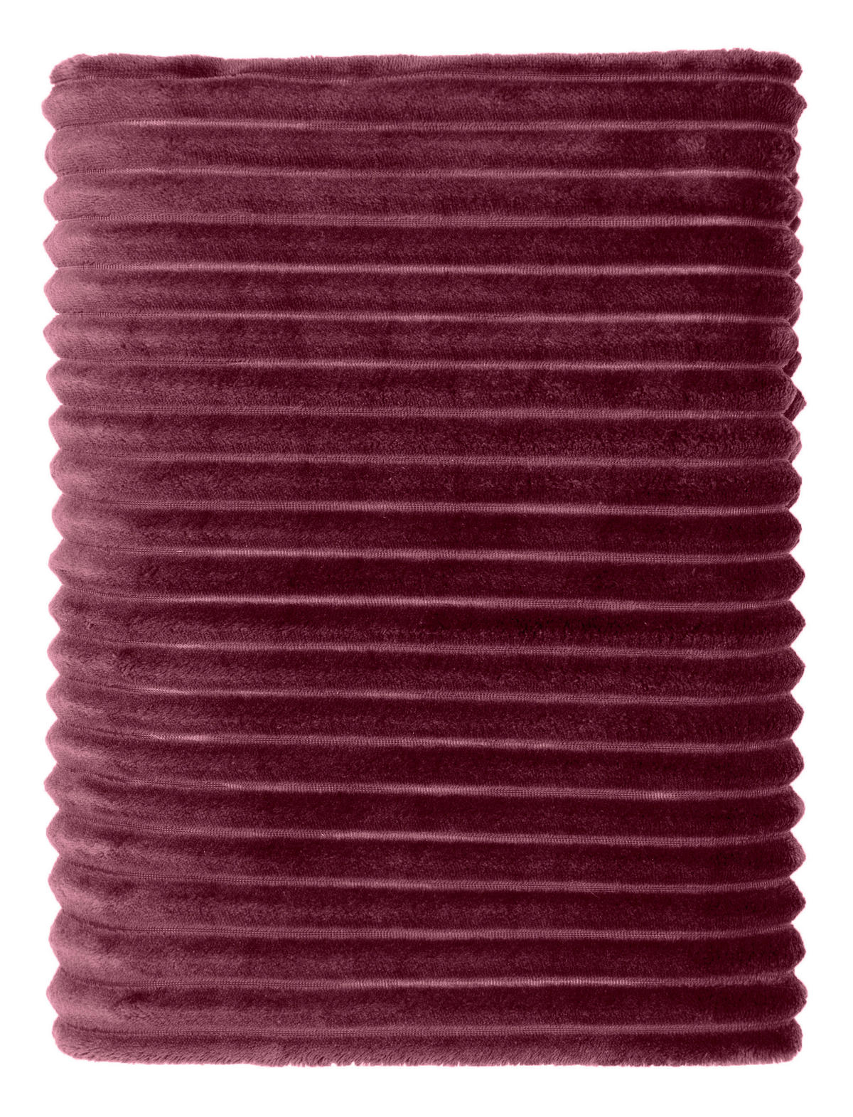 KUSCHELDECKE 130/170 cm  - Bordeaux, Basics, Textil (130/170cm)