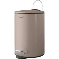 TRETEIMER TUBO 3 L  - Taupe/Schwarz, Basics, Kunststoff/Metall (17/24,5cm) - Blomus